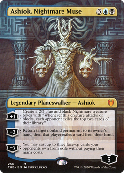 Ashiok, Nightmare Muse (Borderless) (THB-256) - Theros Beyond Death Foil