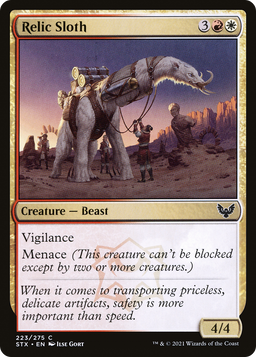 Relic Sloth (STX-223) - Strixhaven: School of Mages