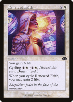 Renewed Faith (Retro Frame) (DMR-269) - Dominaria Remastered Foil