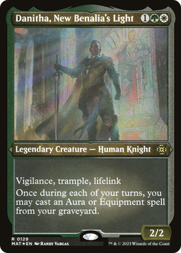 Danitha, New Benalia's Light (MAT-129) - March of the Machine: The Aftermath Etched Foil