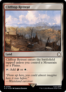 Clifftop Retreat (Surge Foil) (PIP-786) - Fallout Foil