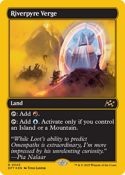 Riverpyre Verge (First-Place Foil) (DFT-503) - Aetherdrift Foil