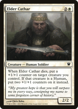 Elder Cathar (ISD-012) - Innistrad