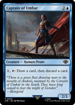 Captain of Umbar (LTR-045) - The Lord of the Rings: Tales of Middle-earth Foil