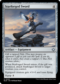 Starforged Sword (BLB-249) - Bloomburrow Foil