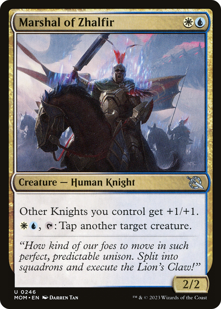 Marshal of Zhalfir (MOM-246) - March of the Machine Foil