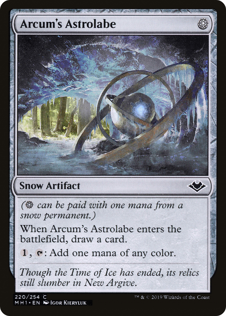 Arcum's Astrolabe (MH1-220) - Modern Horizons Foil
