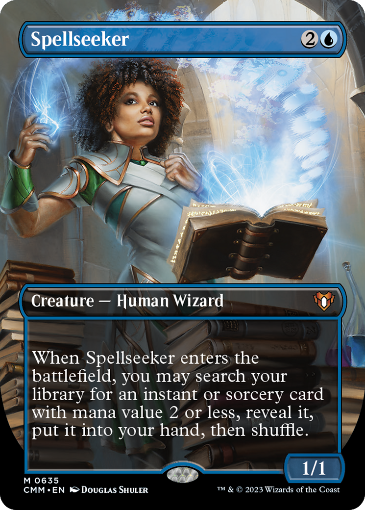 Spellseeker (Borderless) (CMM-635) - Commander Masters