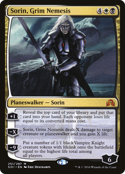 Sorin, Grim Nemesis (SOI-251) - Shadows over Innistrad Foil