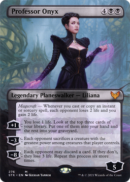 Professor Onyx (Borderless) (STX-276) - Strixhaven: School of Mages