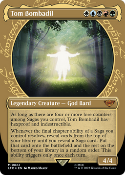 Tom Bombadil (Showcase) (Surge Foil) (LTR-823) - The Lord of the Rings: Tales of Middle-earth: (Showcase) (Borderless) Foil