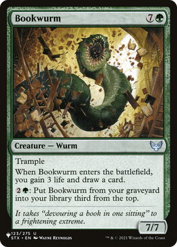Bookwurm (LIST-123/275) - The List