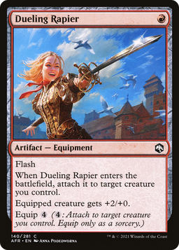 Dueling Rapier (AFR-140) - Adventures in the Forgotten Realms Foil