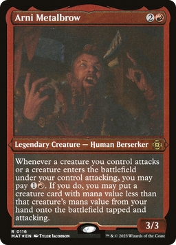 Arni Metalbrow (MAT-116) - March of the Machine: The Aftermath Etched Foil