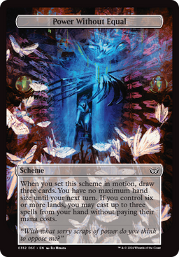 Power Without Equal (Full Art) (A:DSC-352) - Duskmourn: House of Horror Commander