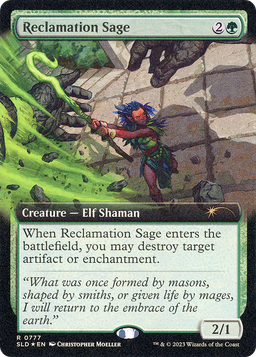 Reclamation Sage (Extended Art) (SLD-777) - Secret Lair Drop: (Extended Art) Foil