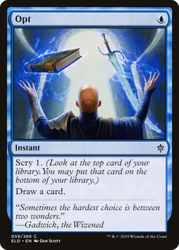 Opt (ELD-059) - Throne of Eldraine Foil