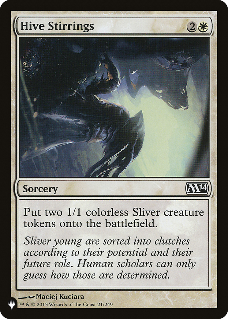 Hive Stirrings (LIST-21/249) - The List