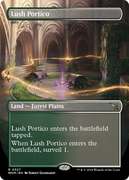 Lush Portico (Borderless) (MKM-327) - Murders at Karlov Manor Foil