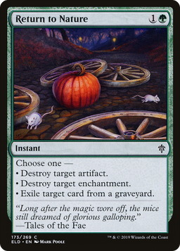 Return to Nature (ELD-173) - Throne of Eldraine Foil