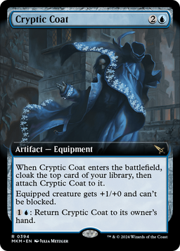 Cryptic Coat (Extended Art) (MKM-394) - Murders at Karlov Manor: (Extended Art)