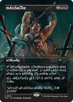 mAsSaCRe (SLD-9991) - Secret Lair Drop (Borderless) Foil