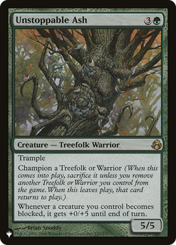 Unstoppable Ash (LIST-137/150) - The List