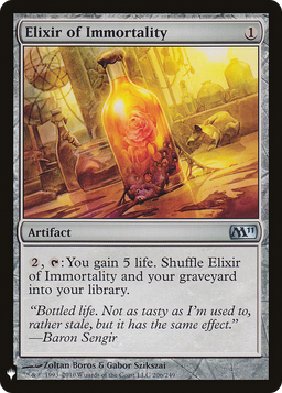 Elixir of Immortality (LIST-206) - The List