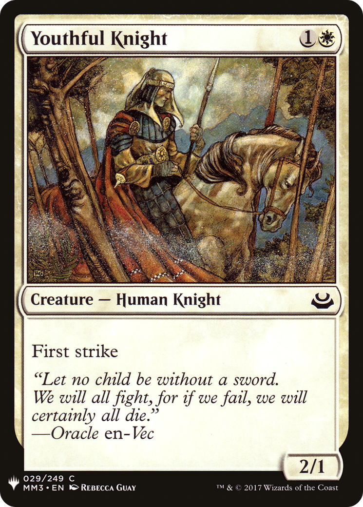 Youthful Knight (LIST-029) - The List