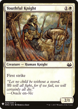 Youthful Knight (LIST-029) - The List