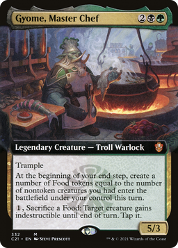Gyome, Master Chef (Extended Art) (C21-332) - Commander 2021: (Extended Art)