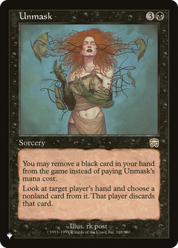 Unmask (LIST-168/350) - The List