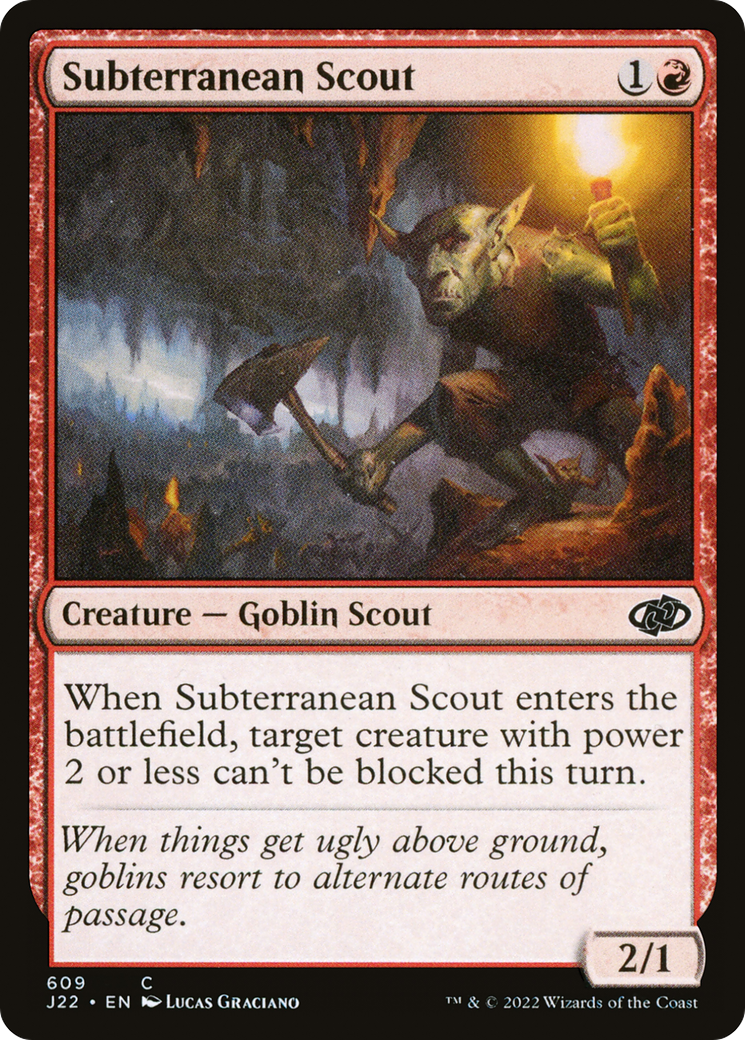 Subterranean Scout (J22-609) - Jumpstart 2022