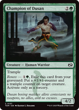 Champion of Dusan (TDM-137) - Tarkir: Dragonstorm