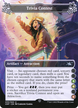 Trivia Contest (3-4-6) (UNF-233) - Unfinity Foil