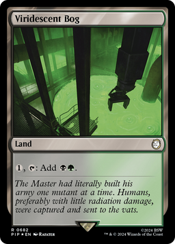 Viridescent Bog (Surge Foil) (PIP-682) - Fallout Foil
