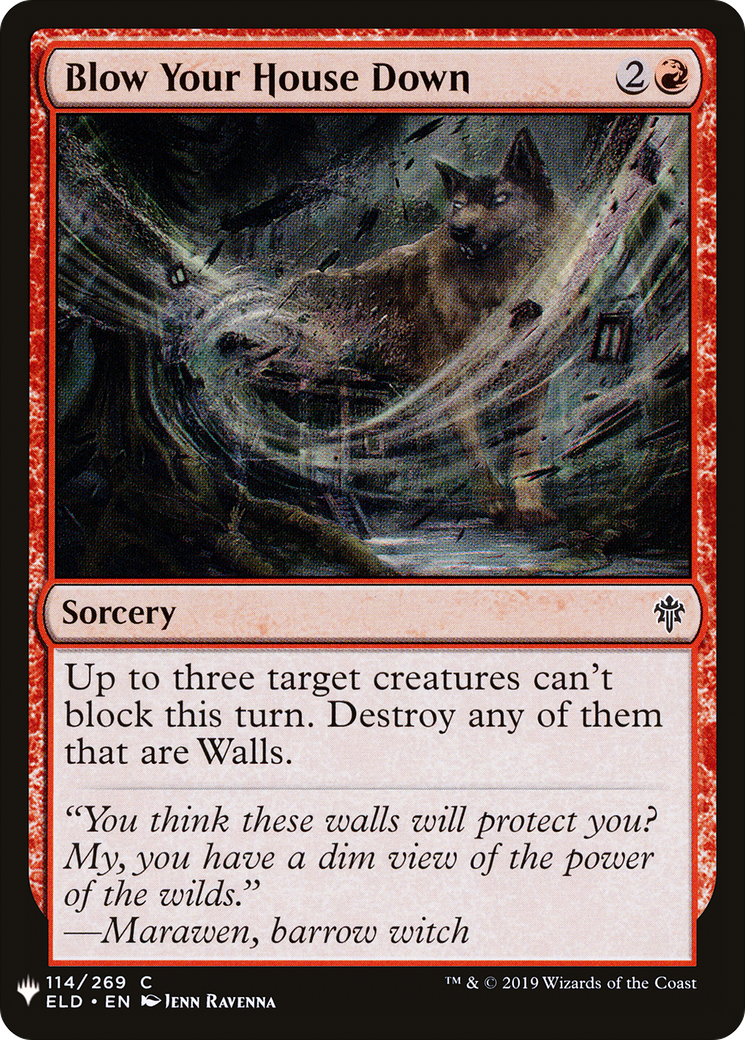 Blow Your House Down (LIST-114) - The List