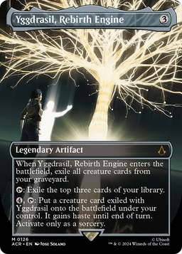 Yggdrasil, Rebirth Engine (Borderless) (ACR-126) - Assassin's Creed Foil