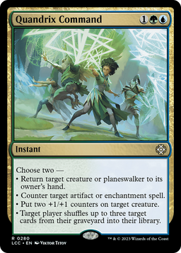 Quandrix Command (LCC-280) - The Lost Caverns of Ixalan Commander