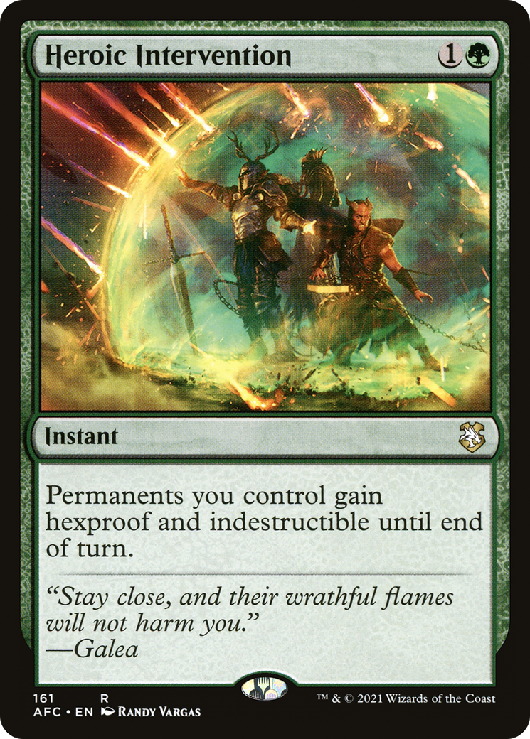 Heroic Intervention (AFC-161) - Forgotten Realms Commander