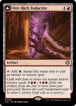 Ore-Rich Stalactite (LCC-011) - The Lost Caverns of Ixalan Commander