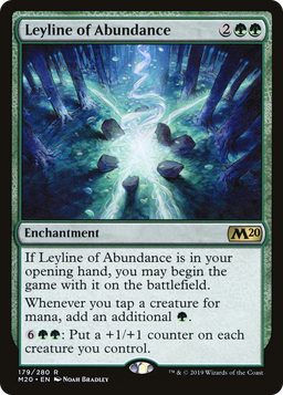 Leyline of Abundance (M20-179) - Core Set 2020 Foil