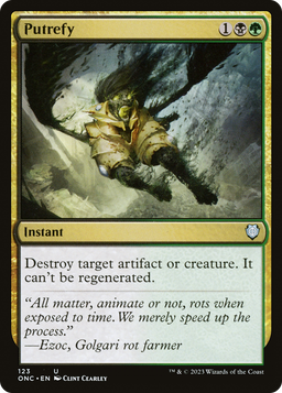 Putrefy (ONC-123) - Phyrexia: All Will Be One Commander