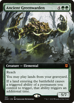 Ancient Greenwarden (Extended Art) (ZNR-357) - Zendikar Rising: (Extended Art) Foil