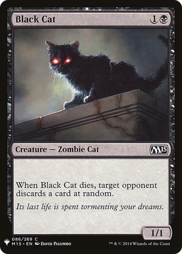 Black Cat (LIST-M15-86) - The List