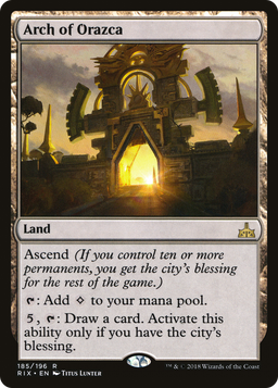 Arch of Orazca (RIX-185) - Rivals of Ixalan Foil