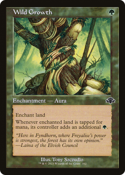 Wild Growth (Retro Frame) (DMR-352) - Dominaria Remastered Foil