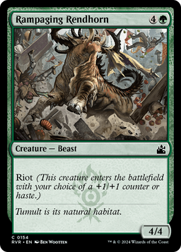 Rampaging Rendhorn (RVR-154) - Ravnica Remastered Foil