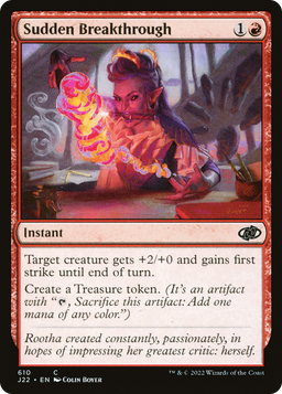 Sudden Breakthrough (J22-610) - Jumpstart 2022