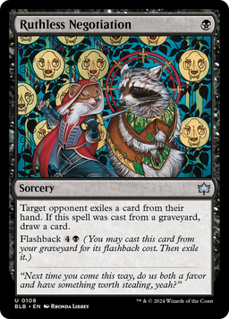 Ruthless Negotiation (BLB-108) - Bloomburrow